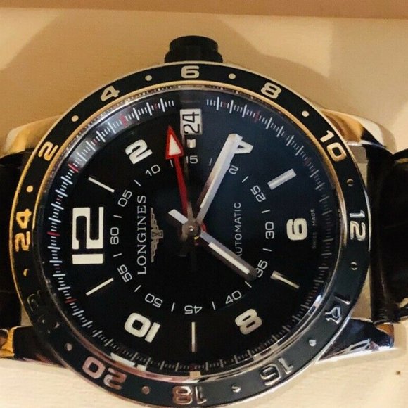 Longines Admiral GMT Watch L36684560-NEW - Picture 2 of 8